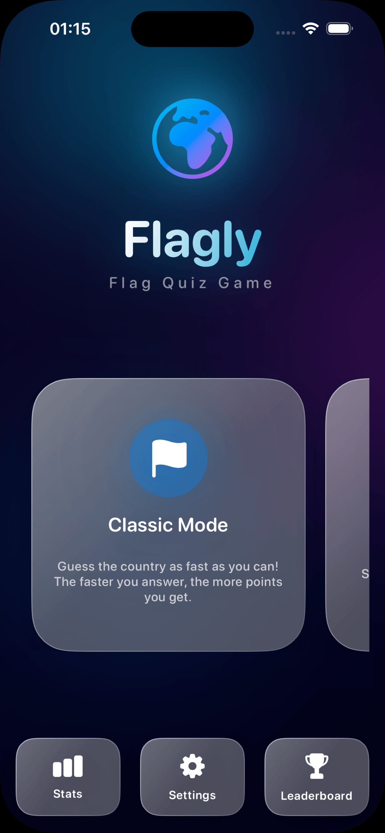 Flagly - Main Menu