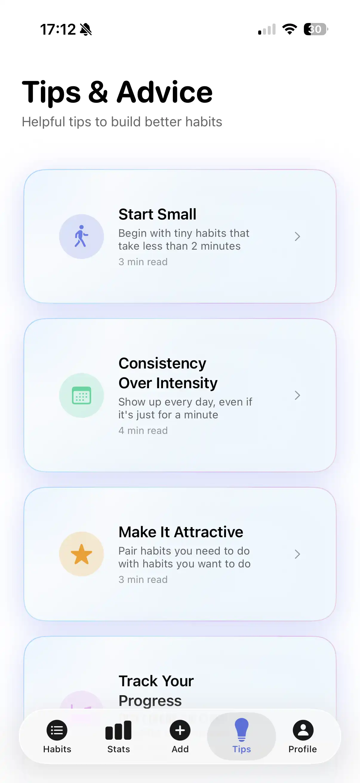 My Habits - Achievements
